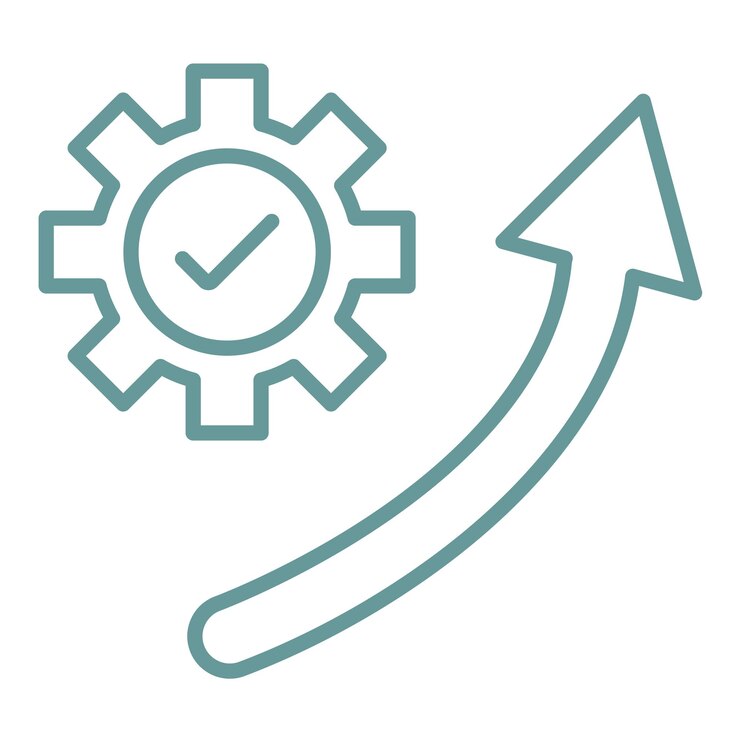 Vektor effizienz-symbol-stil
