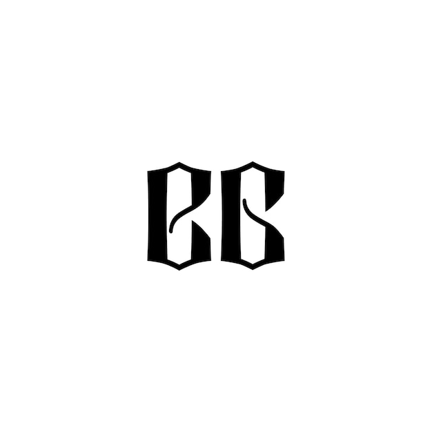 EG-Monogramm-Logo-Design, Buchstabe, Text, Name, Symbol, monochromes Logo, Alphabet-Zeichen, einfaches Logo
