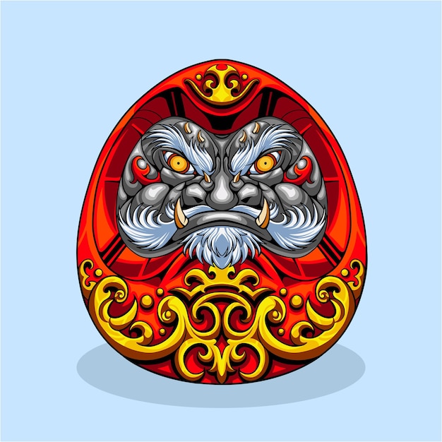 Ei-Daruma-Oni-Vektor