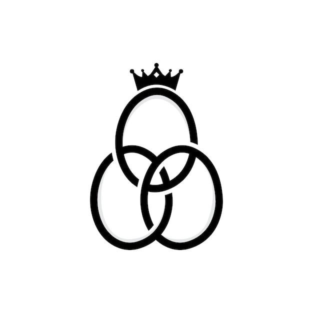 Ei-Logo-Design-Vektor-Garten-Bauernhof-Landwirtschaft-einfache Symbol-Vorlage
