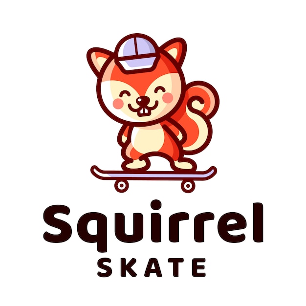 Eichhörnchen skate logo