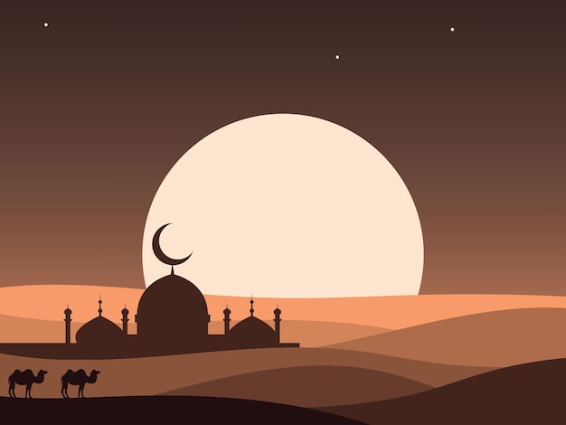Eid al-Fitr-Muster Hintergrund Tapeten Vektor Poster arabische Religion Urlaub abstrakt traditionell