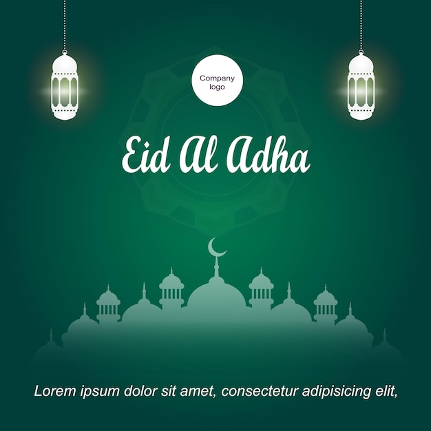 Eid alAdha mit Abbildungen von Moscheen