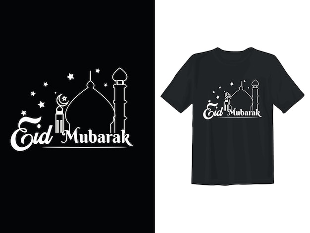 Vektor eid mubarak t-shirt-design-vektordatei