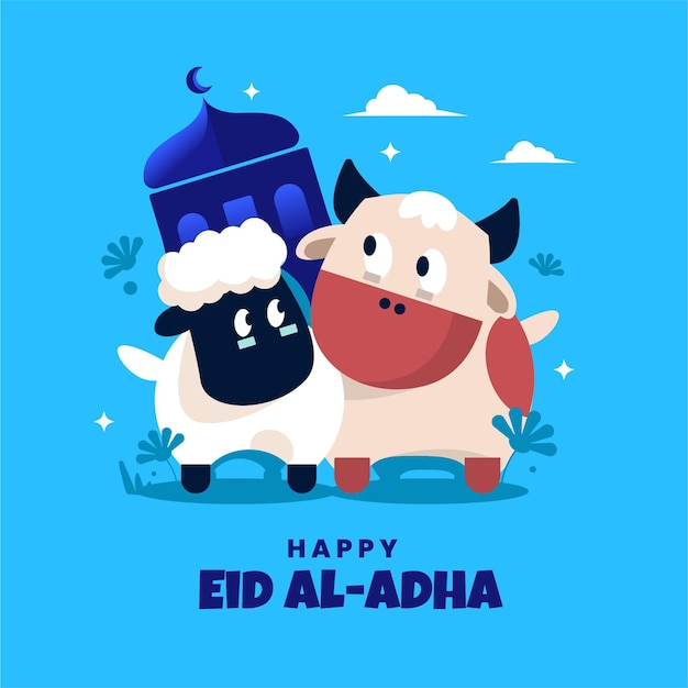 Eid ul Adha Mubarak-Plakat