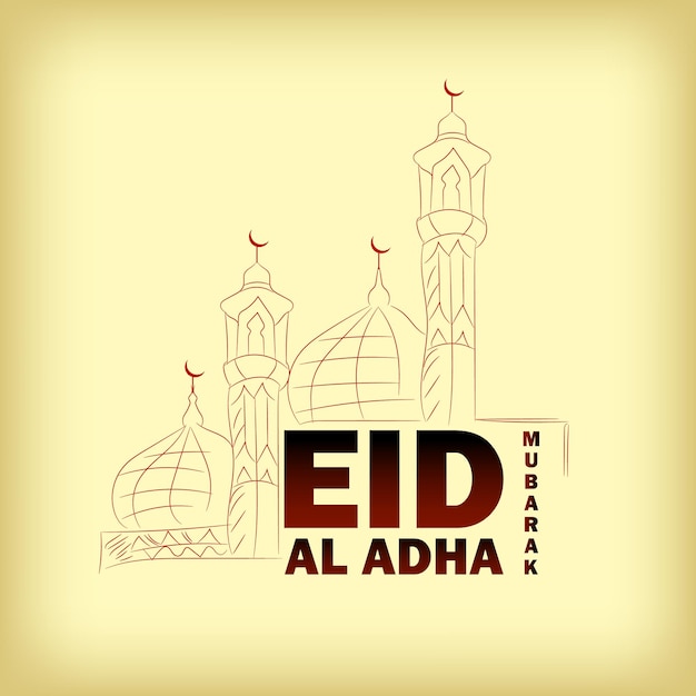 Eid ul adha mubarak social-media-beitragsdesign