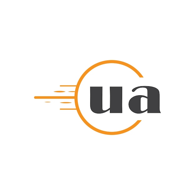 ein anfängliches Monogramm-Logo mit kreisförmigem Design