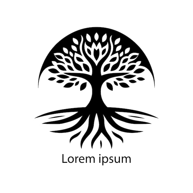 Vektor ein baum-logo-design