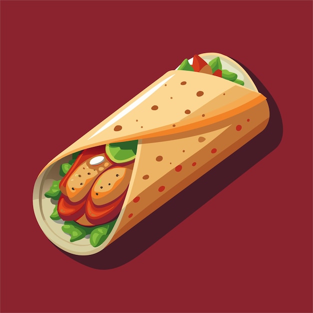 ein Bild eines Sandwiches mit Fleisch und Gemüse darauf