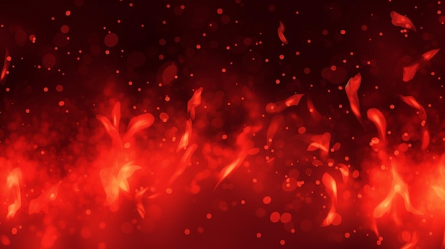 Vektor ein bild von feuer mit roten und orangefarbenen flecken