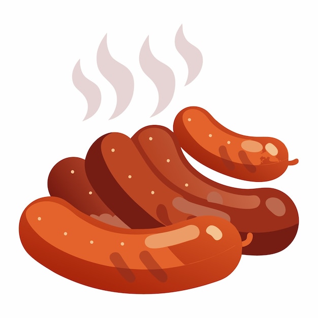 ein Bild von Hotdogs und Rauchen mit den Worten Hotdogs