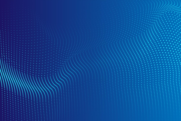 ein blauer Hintergrund mit einem welligen Design in der Mitte