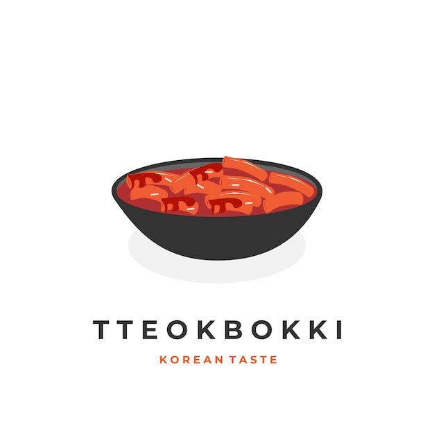 Ein Bowl Korean Street Food namens Tteokbokki