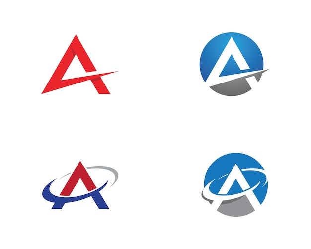 Ein Brief-Logo-Business-Vorlage