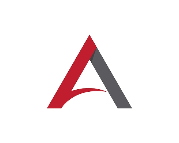 Ein Brief-Logo-Vorlagenvektor