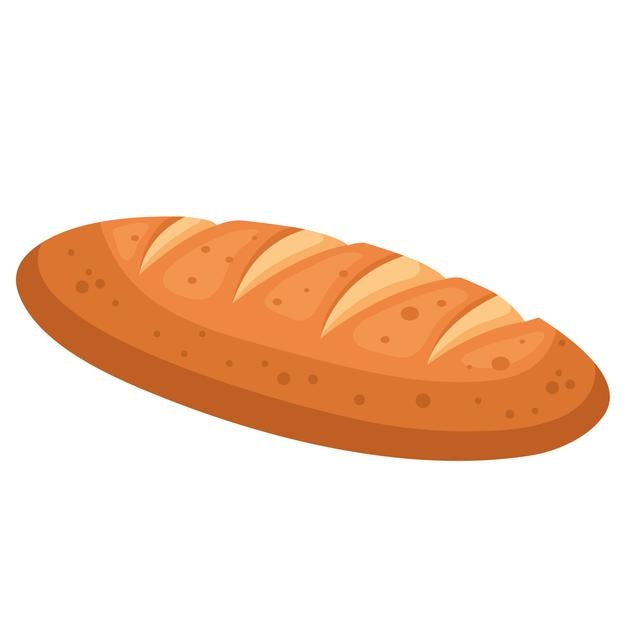 ein Brot mit einem Bild von einem Brot mit den Worten Hot Dog darauf