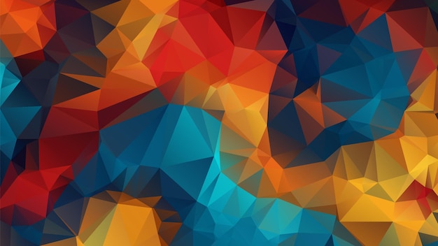 ein bunter abstrakter Hintergrund mit einem bunten geometrischen Muster