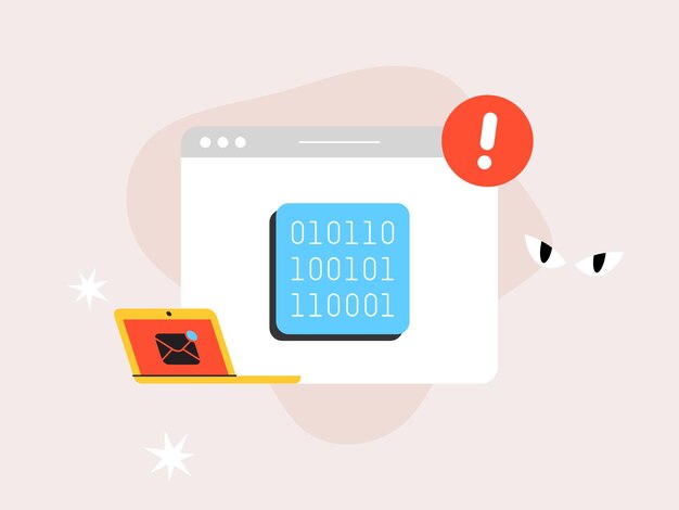 ein Computerbildschirm mit einer Nachricht, die sagt: