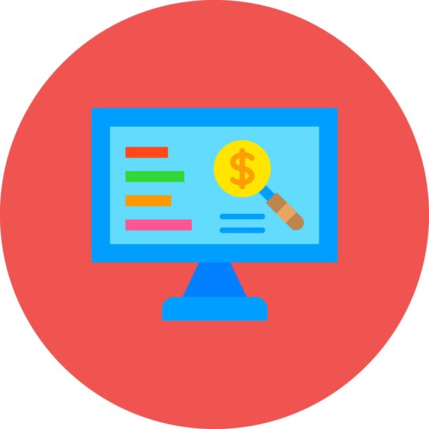 ein Computermonitor mit einem Bleistift in der Mitte