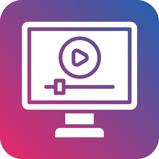 ein Computermonitor mit einer Videokamera und einer Video-Kamera