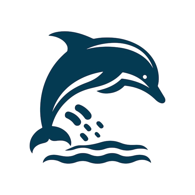 ein Delfin, der mit einem Delfin im Wasser ist