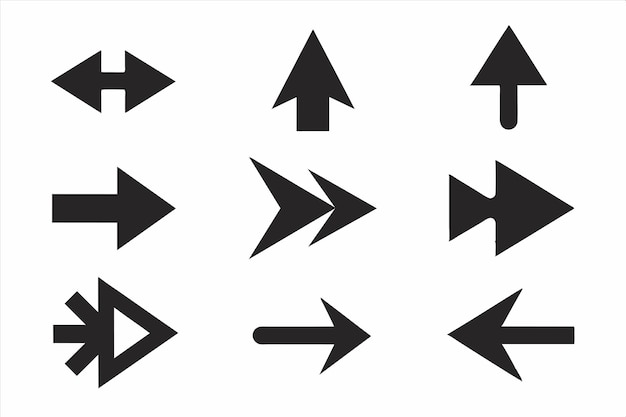 ein Diagramm mit Pfeilen, die nach rechts und rechts zeigen