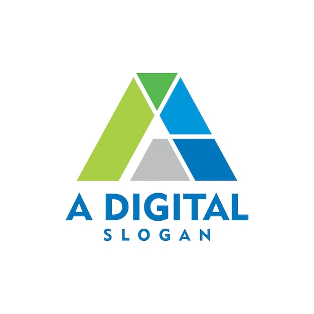 Ein digitales logo