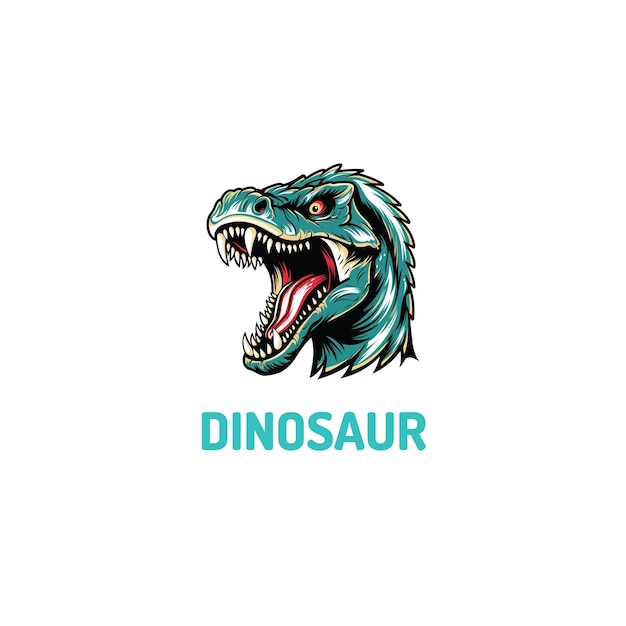 ein Dinosaurier-Spiel-Logo mit dem Wort Dinosaurier darauf Spiel-Logo