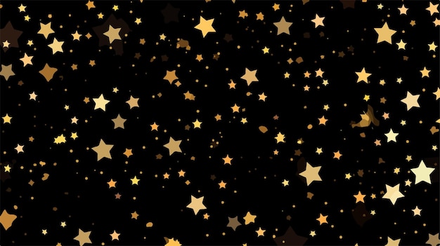 ein dunkler Hintergrund mit goldenen Sternen und einem schwarzen Hintergrund
