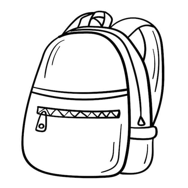 Ein einfacher Rucksack für Reisen und Studium