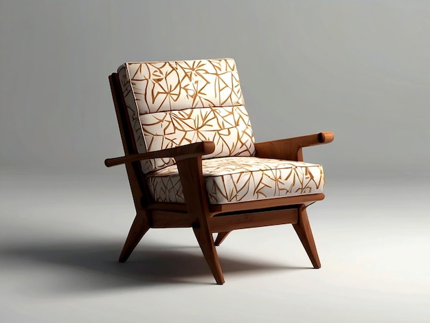 Ein entspannender Stuhl, ein isolierter Vektor für Möbel