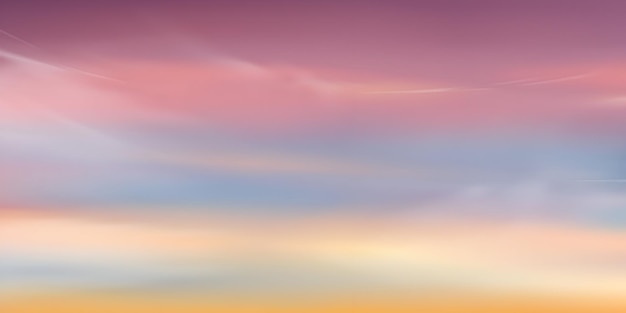 Ein farbenfroher und friedlicher Sonnenuntergang