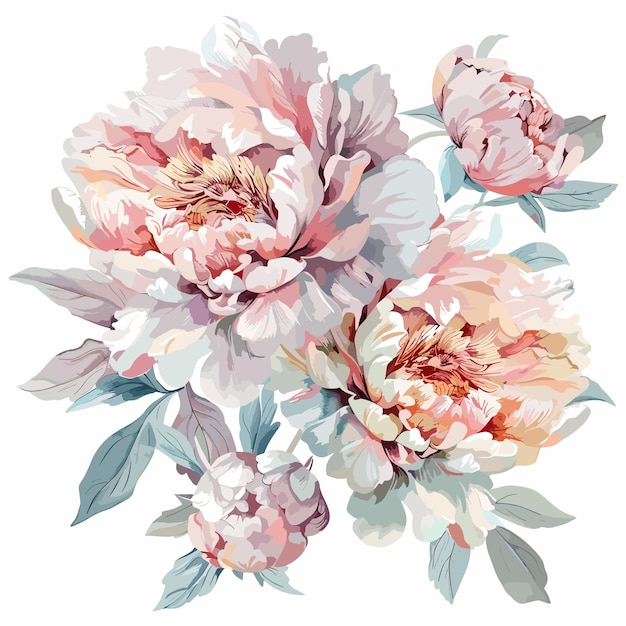 ein farbenfrohes Bild von Blumen mit den Wörtern Pfeunen