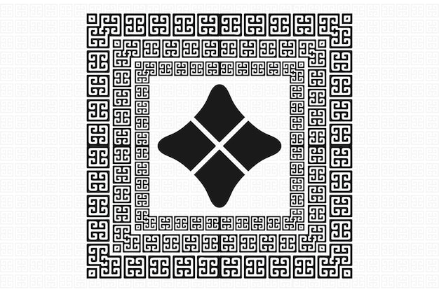 Ein farbenfrohes versace griechisches Hintergrundmuster für jede Art von Mode- oder Textildesignprojekt