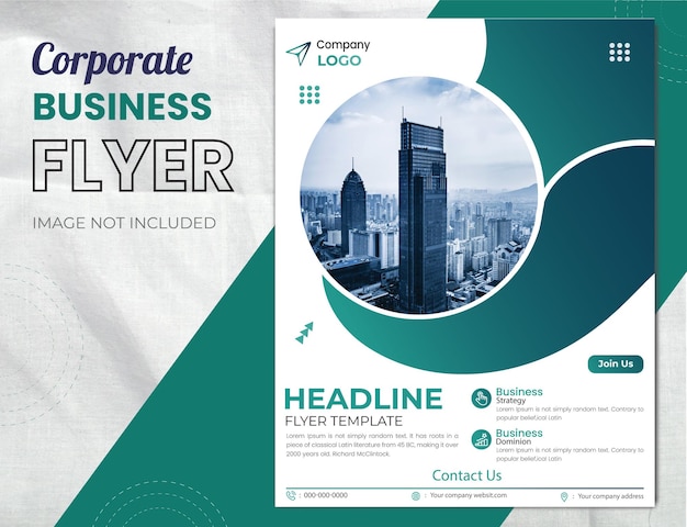 Ein Flyer für einen Corporate Business Flyer