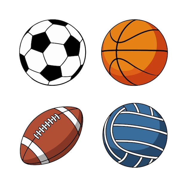 ein Fußball mit einem blauen Streifen und einem weißen Hintergrund