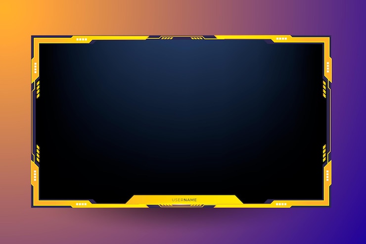 Vektor ein gelb-blaues schild mit der aufschrift „digital“.