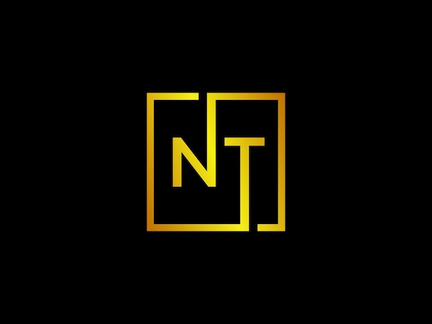 Ein gelb-schwarzes Logo mit dem Buchstaben n darauf
