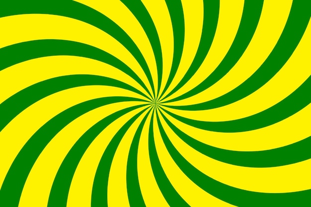 ein gelber Hintergrund mit einem Spiralmuster in der Mitte