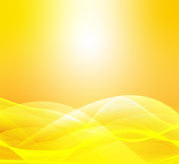 ein gelber Hintergrund mit einer Sonne und einem gelben Hintergrund