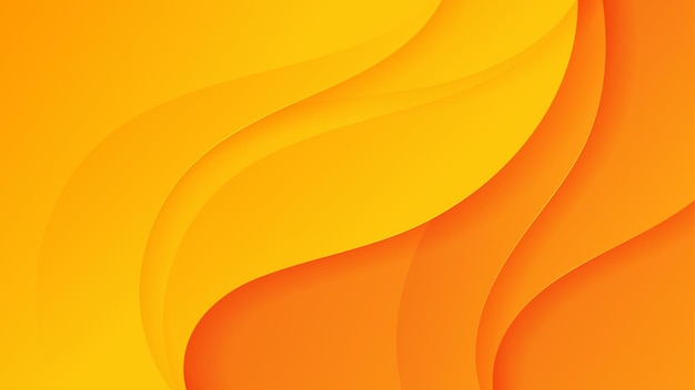 ein Gemälde mit orangefarbenen und gelben Flammen