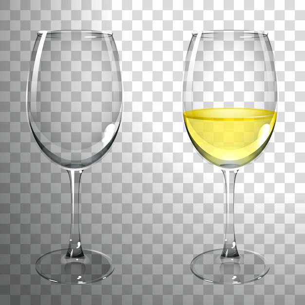 Ein Glas Weißwein