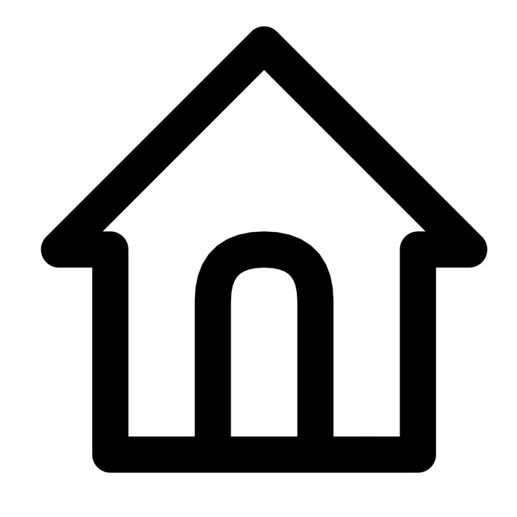 Vektor ein haus mit dem buchstaben n