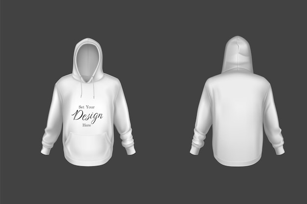 ein Hoodie mit dem Mockup