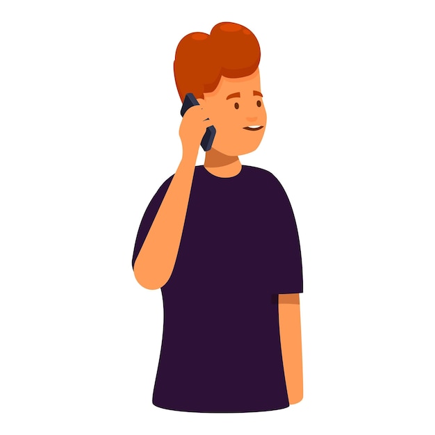 Ein junger Mann spricht am Telefon und hört aufmerksam zu.