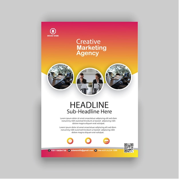ein kreatives Flyer- und Plakatdesign