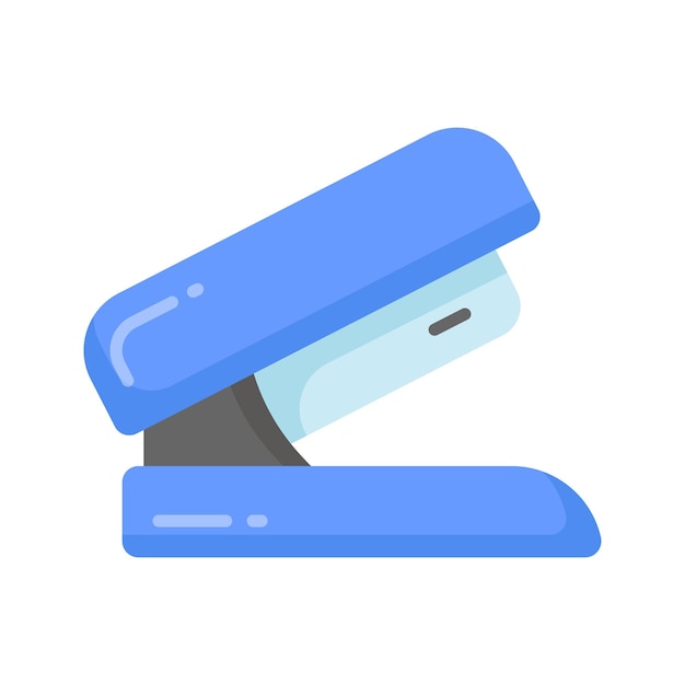 Ein kreatives Symbol für Stapler in trendigem Stil, Schreibwaren, Büroartikel