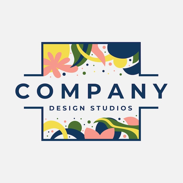 Ein logo für designstudios eines unternehmens