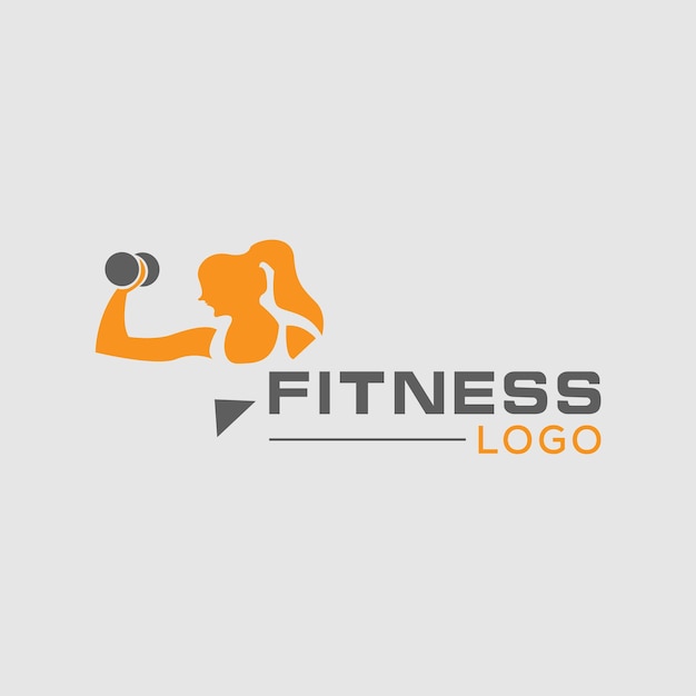 Vektor ein logo für ein fitnesscenter