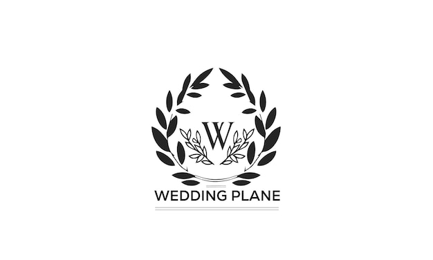 Ein logo für ein hochzeitsflugzeug
